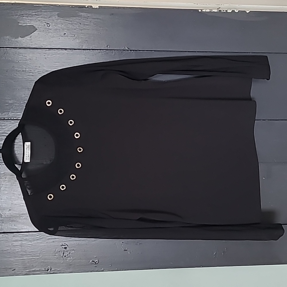 Anatomie mesh sleeve Italian blouse